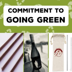 900 Degrees is committed to going green with the 900 Degrees Green Initiative. They use plastic straw alternatives and offer sustainable wines.