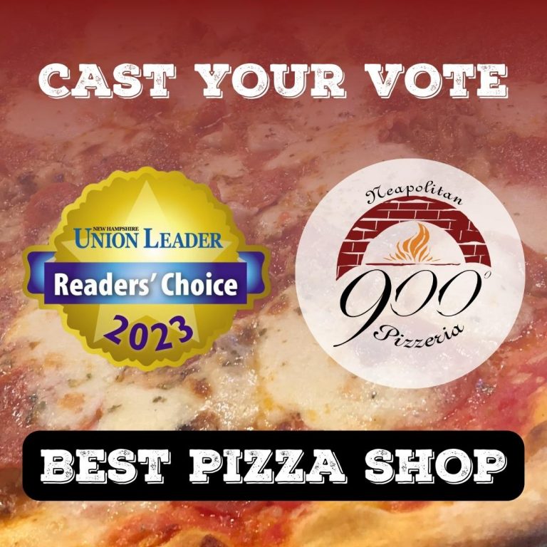 Vote for 900 Degrees Neapolitan Pizzeria as Best Pizza Shop in the 2023 Union Leader Readers' Choice Awards