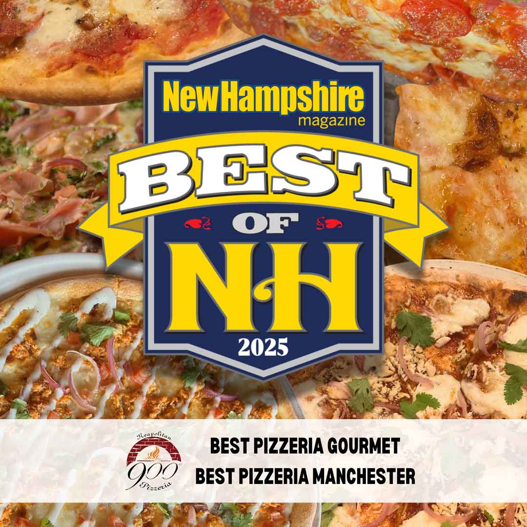 900 Degrees Neapolitan Pizzeria in Manchester New Hampshire Best of NH 2025 winner.