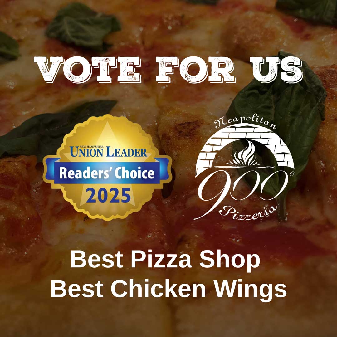 Vote for 900 Degrees Neapolitan Pizzeria in the 2025 Union Leader Readers' Choice Awards.