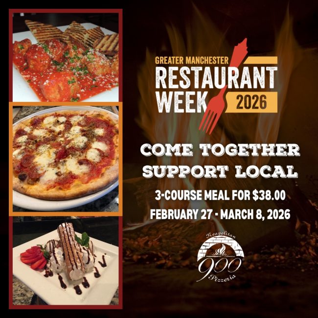 900 Degrees Neapolitan Pizzeria is a 2026 Greater Manchester Restaurant Week participating restaurant.