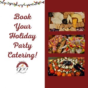 Order your NH holiday catering from 900 Degrees in Manchester New Hampshire. Unique catering options for your private party or on-site catering needs. 
