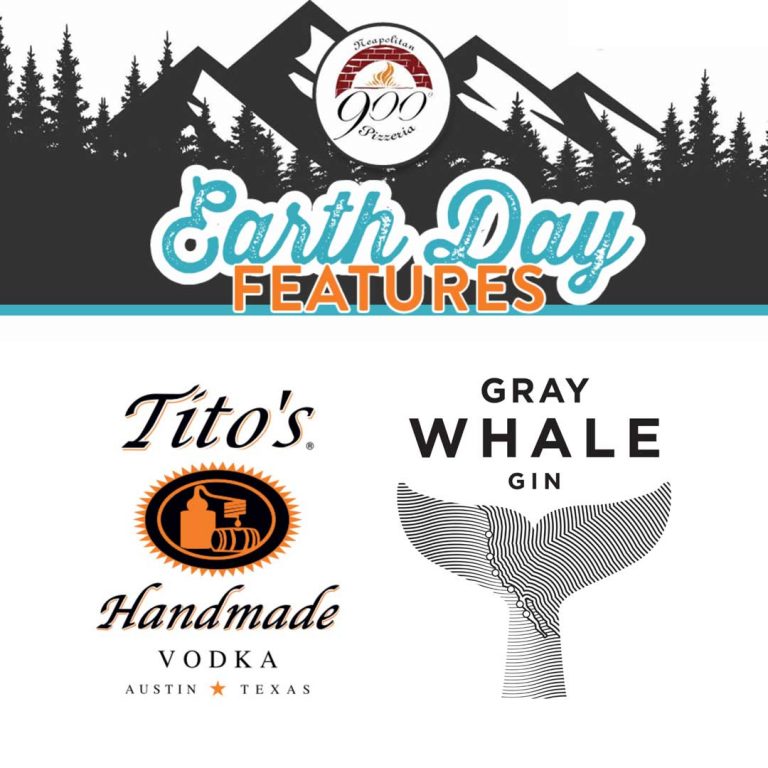 240328-900-Website-Graphic-Press-and-Promos-Earth-Day-Promotions 900 Degrees Earth Day Promotions try the Texas Sipper feature drink with Tito's Handmade Vodka, elderflower liqueur, fresh lemon, pink grapefruit, soda or The Boston Whaler with Gray Whale Gin, fresh basil, lime & cucumber, a dash of simple syrup, soda water.