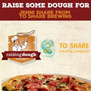 Raising Dough fundraiser for Jenni Share at 900 Degrees Neapolitan Pizzeria in Manchester, NH.