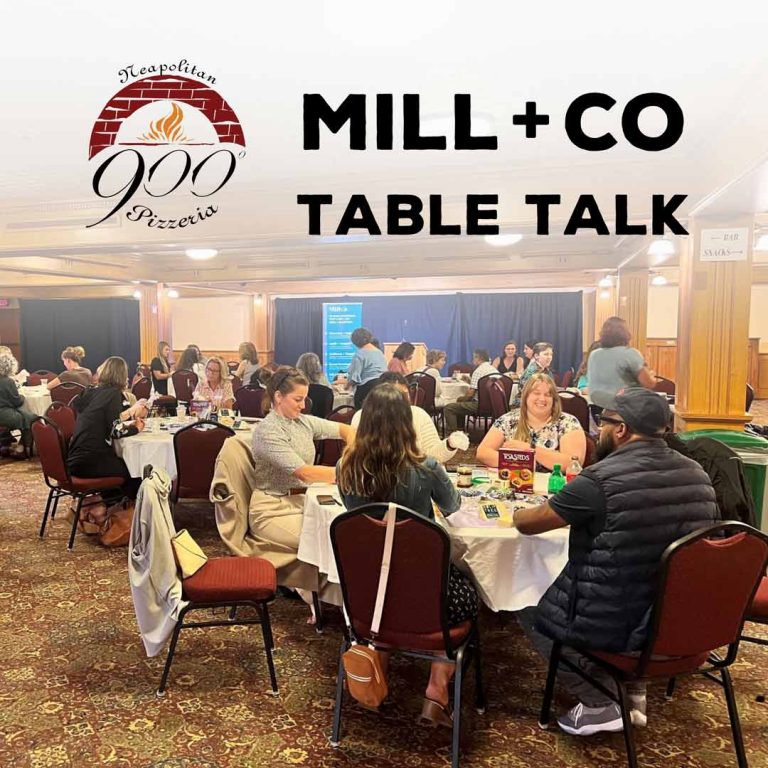 900 Degrees Neapolitan Pizzeria donates to Mill + Co Table Talk event.
