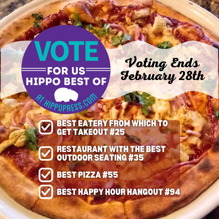 Vote for 900 Degrees Neapolitan Pizzeria in Manchester NH during the Hippo Best of 2025 awards.