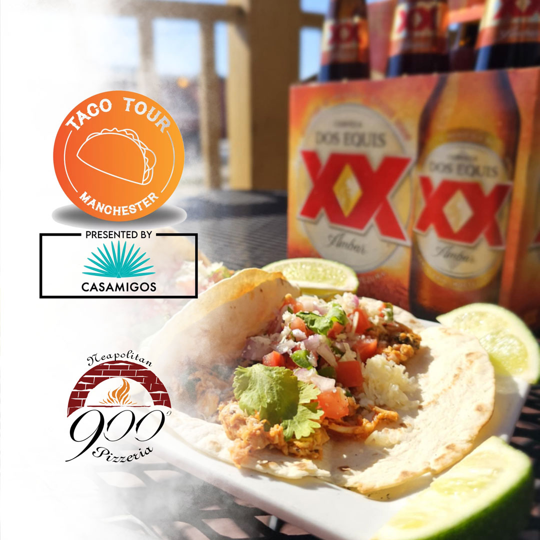 Try the Spicy Chicken Taco at 900 Degrees Neapolitan Pizzera in New Hampshire during Taco Tour Manchester 2025. Taco Tour Manchester 2025 participating restaurant, 900 Degrees Neapolitan Pizzeria.
